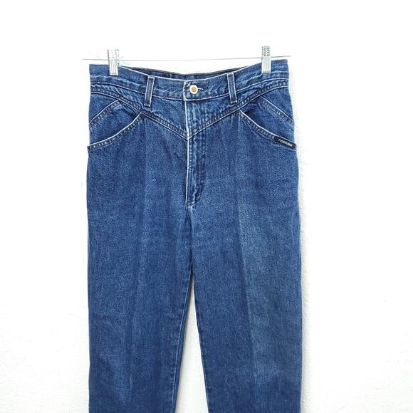ROCKIES Denim - Vintage ROCKIES Waist 29 High Rise Western Long Straight Leg Jeans